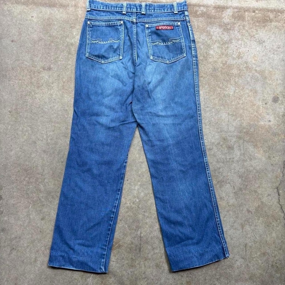 y2k Sasson blue denim flare jeans   Size 32"